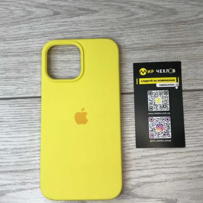 Silicone Case Full Protective (AA) для Apple iPhone 13 Pro Max (6.7) (Желтый / Neon Yellow) 49840 49840* 49840 Чехол