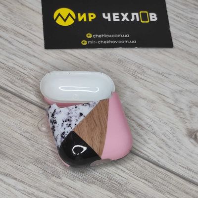 Чохол Air Pods 1/2 ART pink rainbow 71482 Чехол