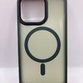 TPU+PC чохол Metal Buttons with MagSafe Colorful для Apple iPhone 13 Pro (6.1) (Зелений) 64997 64997* Чехол