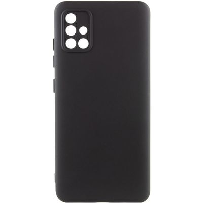 Чохол Silicone Cover Lakshmi Full Camera (A) для Samsung Galaxy A51 (Чорний / Black) 54532 54532 Чехол