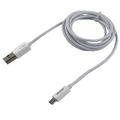 USB кабель  A103 Micro Econom пак 2.1A/1.2м- білий 910196 Aspor