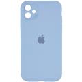 Чохол Silicone Case Square Full Camera Protective (AA) для Apple iPhone 11 (6.1) (Блакитний / Lilac Blue) 00040234 Чехол