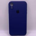 Чохол Silicone Case Square Full Camera Protective (AA) для Apple iPhone XR (6.1) (Синій / Deep navy) 40233* Чехол
