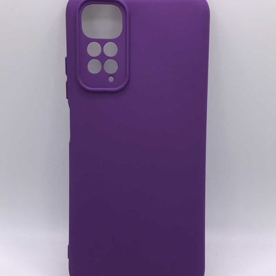 Чохол Silicone Cover Lakshmi Full Camera (A) для Xiaomi Redmi Note 11 (Global) / Note 11S (Фіолетовий / Purple) Чехол