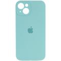 Чохол Silicone Case Full Camera Protective (AA) для Apple iPhone 13 (6.1) (Бірюзовий / Marine Green) 50657 50657* Чехол