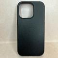 Шкіряний чохол Leather Case (AA Plus) with MagSafe для Apple iPhone 14 Pro (6.1) (Black) 57475