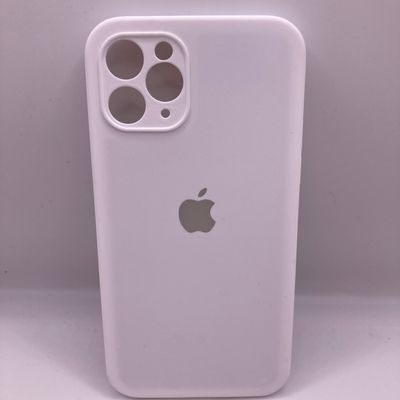 Чохол Silicone Case Square Full Camera Protective (AA) для Apple iPhone 11 Pro (5.8) (Білий / White) Чехол