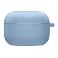 Силіконовий футляр з мікрофіброю для навушників Airpods Pro 3 (Блакитний / Lilac Blue) Lilac blue 00082130