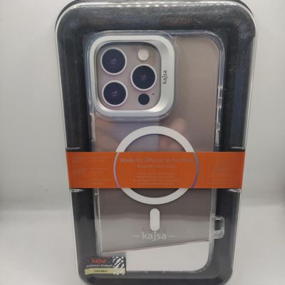 Чохол Kajsa Aluminium Shield with Magnetic Ring iPhone 16 Pro Max (silver) 59663 59663 Чехол