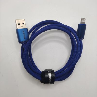 Кабель  Crystal Shine Series Fast Charging Lightning 2.4A (1.2m) (blue) 35102 Baseus
