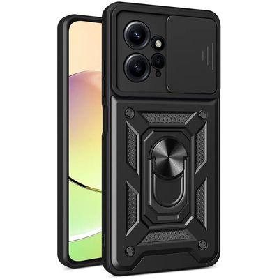 Ударостійкий чохол Camshield Serge Ring для Xiaomi Redmi Note 12 4G (Чорний) 00063998 Чехол