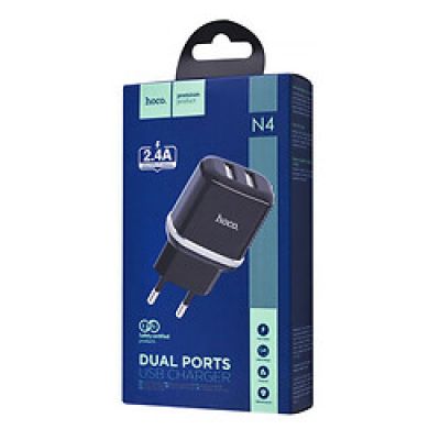 МЗП  N4 Aspiring 2.4A 2USB (black) 31151 31151 Hoco
