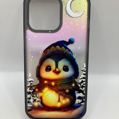 Чохол WAVE Snowy animals Matte Gradient (Nprint) iPhone 13 Pro (penguin (black)) 1327 1327* 1327 Чехол