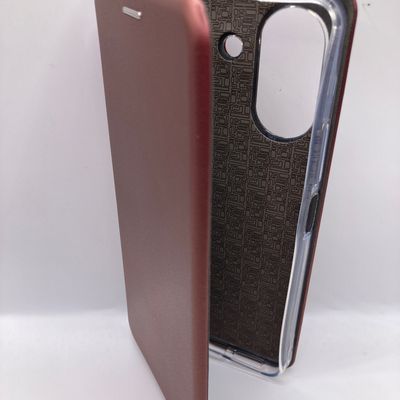 Шкіряний чохол (книжка) Classy для Xiaomi Redmi 13C / Poco C65 (Бордовий) 68685 Чехол