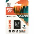 (DL UA) Карта пам`яті Mibrand MicroSDXC 64Gb UHS-I (Class 10) + SD adapter 996614
