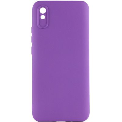 Чохол Silicone Cover Lakshmi Full Camera (A) для Xiaomi Redmi 9A (Фіолетовий / Purple)* Чехол