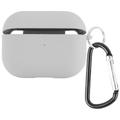 Силіконовий футляр з мікрофіброю для навушників Airpods Pro (Сірий / Stone) 39443 Чохли на навушники