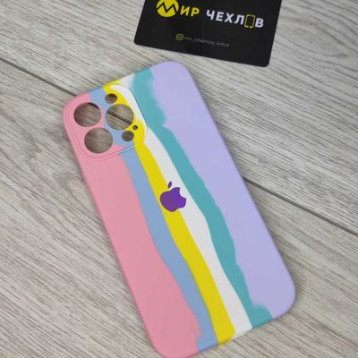 Накладка Rainbow Silicone Case IPhone 13 Pro Max 2021 (3) 34692 34692* 34692 Чехол