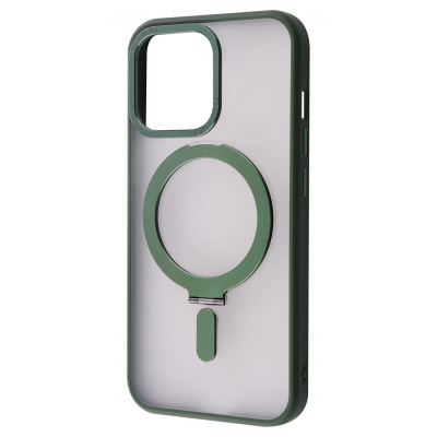 Чохол WAVE Premium Attraction Case with Magnetic Ring iPhone 13 (green) 44616 44616* Чехол