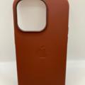 Шкіряний чохол Leather Case (AAA) with MagSafe для Apple iPhone 14 Pro (6.1) (Umber) Китай