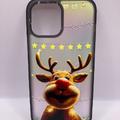 Чохол WAVE Snowy animals Matte Gradient (Nprint) iPhone 13 Pro Max (deer (black)) 1321 1321* 1321 Чехол