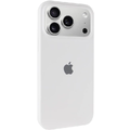 Чохол Silicone Case Full Camera Protective (AA) для Apple iPhone 17 Pro Max (6.9) (Білий / White) 00082644 Чехол