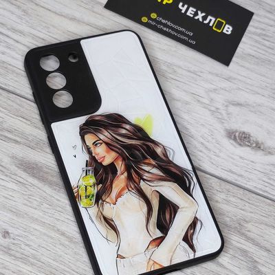 TPU+PC чохол Prisma Ladies для Samsung Galaxy S21 FE (Yellow) 53839  53839 53839 53839* Чехол