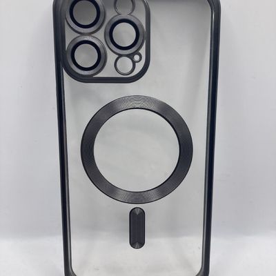 Чохол Metal Matte Case with Magnetic Ring iPhone 15 Pro Max (black) 54756 54756 Чехол