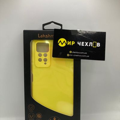 Чохол Silicone Cover Lakshmi Full Camera (AAA) для Xiaomi Redmi Note 11 Pro 4G/5G / 12 Pro 4G (Жовтий / Yellow) 64720 64720* 64720 Чехол