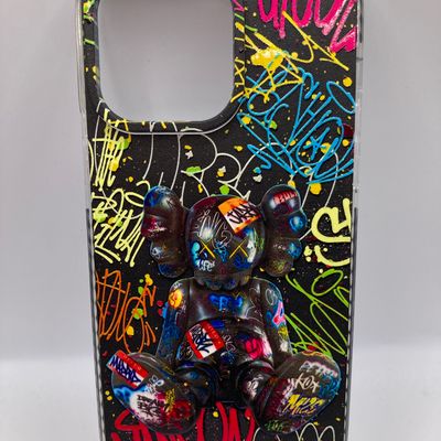 Чохол Brand Mix Clear (N) iPhone 14 Pro Max (with MagSafe) (sitting bear (black)) NP02085 NP02085* NP02085 Чехол