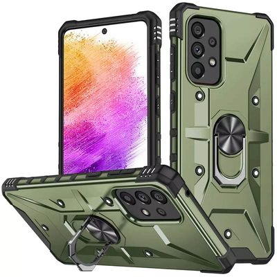 Ударостійкий чохол Pathfinder Ring для Samsung Galaxy A33 5G (Зелений / Army Green) 57424 57424* Чехол