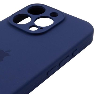 Чохол Silicone Case Full Camera Protective (AA) для Apple iPhone 17 Pro Max (6.9) (Синій / Deep navy) 00082644 Чехол