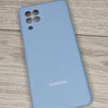 Чехол Silicone Cover Full Camera (AA) для Samsung Galaxy A22 4G / M32 (Голубой / Lilac Blue) 48924 Китай