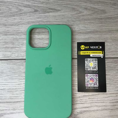 Silicone Case Full Protective (AA) для Apple iPhone 13 Pro Max (6.7) (Зеленый / Spearmint) 49840 49840* 49840 Чехол