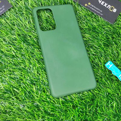 Чохол Silicone Cover Full without Logo (A) для Samsung Galaxy A52 4G / A52 5G / A52s (Зелений / Dark green) 42211 Китай