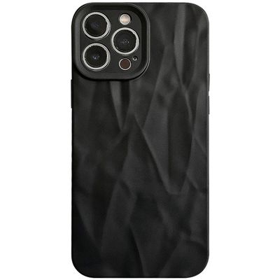 Чохол TPU Texture для Apple iPhone 15 Pro Max (6.7) (Black) 71786 71786 Чехол