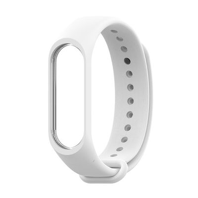 Силіконовий ремінець для Xiaomi Mi Band 3/4 (Білий) Китай