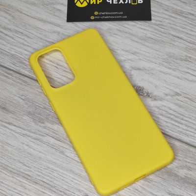 Силиконовый чехол Candy для Samsung Galaxy A73 5G (Желтый) 53926* Чехол