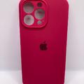 Чохол Silicone Case Full Camera Protective (AA) для Apple iPhone 14 Pro Max (6.7) (Червоний / Rose Red) 57053 57053* Чехол