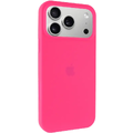 Чохол Silicone Case Full Protective (AA) для Apple iPhone 17 Pro Max (6.9) (Рожевий / Barbie pink) 00081611 00081611* Чехол