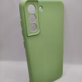 Чохол Silicone Cover Lakshmi Full Camera (A) для Samsung Galaxy S21 FE (Зелений / Pistachio) 55432 Чехол