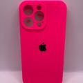 Чохол Silicone Case Full Camera Protective (AA) для Apple iPhone 15 Pro Max (6.7) (Рожевий / Barbie pink) 00066393 Чехол