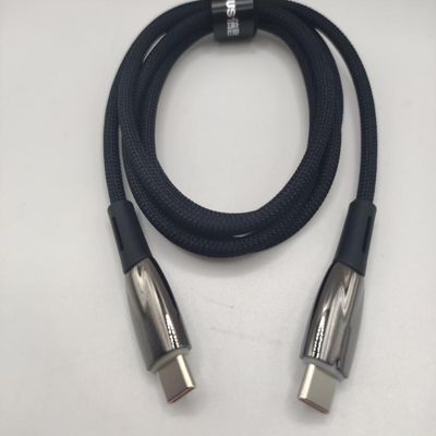 Кабель  Glimmer Series Fast Charging Type-C to Type-C 100W (1m) (black) 42506 Baseus