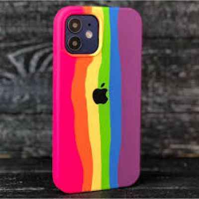 Накладка Rainbow Silicone Case IPhone 12 2020 6.1 (5) 34693 34693 34693 34693 Чехол