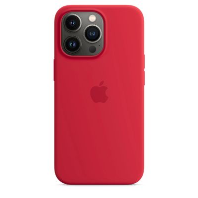 Silicone Case with MagSafe iPhone 14 Plus (1:1 original), (Product) Red Китай