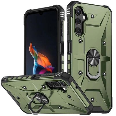 Ударостійкий чохол Pathfinder Ring для Samsung Galaxy A14 4G/5G (Зелений / Army Green) 63951 63951* Чехол