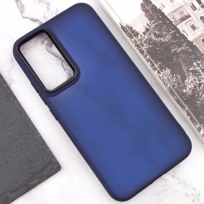 Чохол TPU+PC Lyon Frosted для Samsung Galaxy A24 4G (Navy Blue) 74794 Чехол