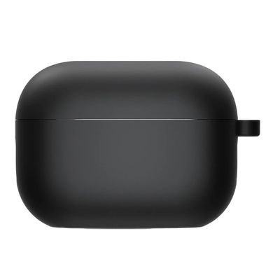 Силіконовий футляр з мікрофіброю для навушників Airpods 4 (Чорний / Black) 00075783 Чохли на навушники