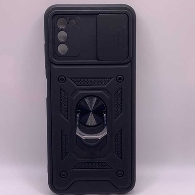Ударостійкий чохол Camshield Serge Ring для Samsung Galaxy A03s (Чорний) 50623 Чехол