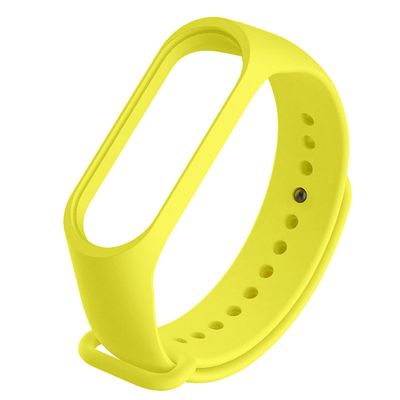 Силіконовий ремінець для Xiaomi Mi Band 3/4 (Жовтий / Flash) Китай